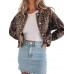 Luxurious high-end leopard print jacket HF1920-04-02