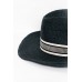 Belmont Navy Raffia Fedora